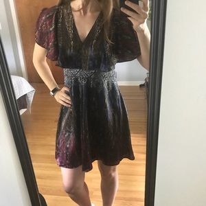 guess by Marciano silk dress, angel sleeve small